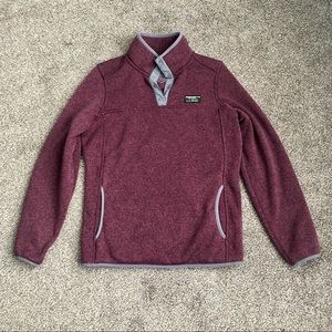 LL Bean sweater fleece pullover